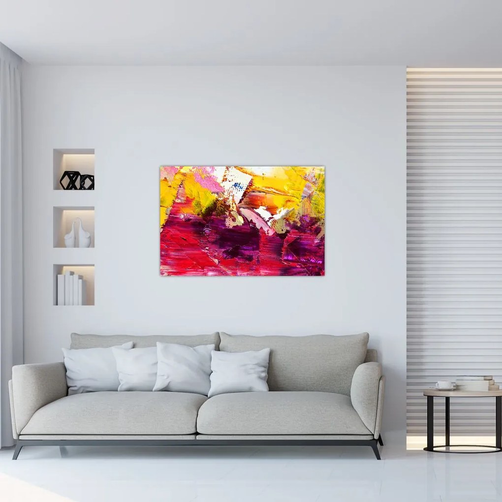 Tablou cu abstracție - pictura (90x60 cm)