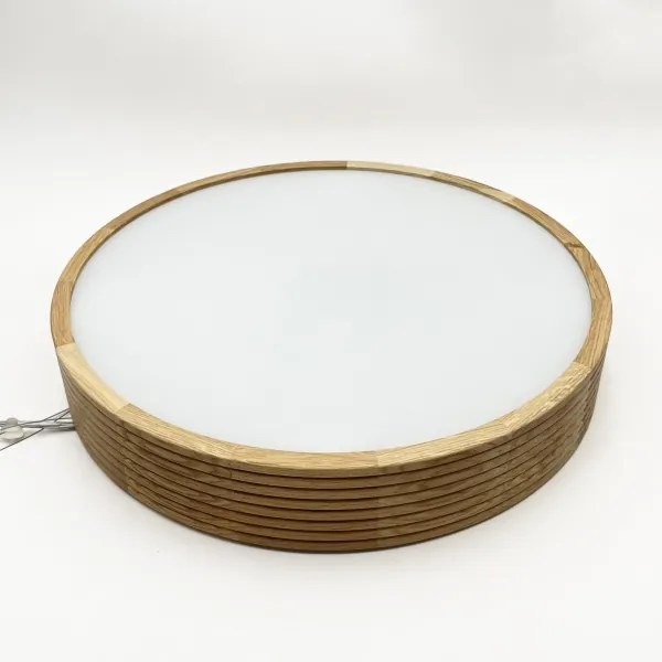 Brilagi - Lustră LED pe cablu CARVALHO MODERN 3xE27/60W/230V stejar diam. 47,5 cm
