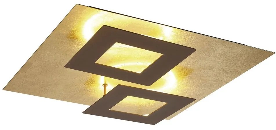 Plafoniera LED design ambiental DALIA Corten/ gold
