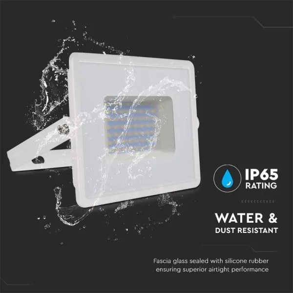 Proiector LED/50W/230V 6500K IP65 alb
