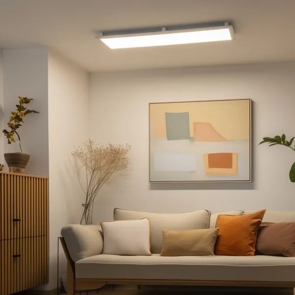 Eglo 32734 - Plafonieră LED RGBW SALOBRENA-C aplicată, reglabilă, 34W/230V, alb + telecomandă