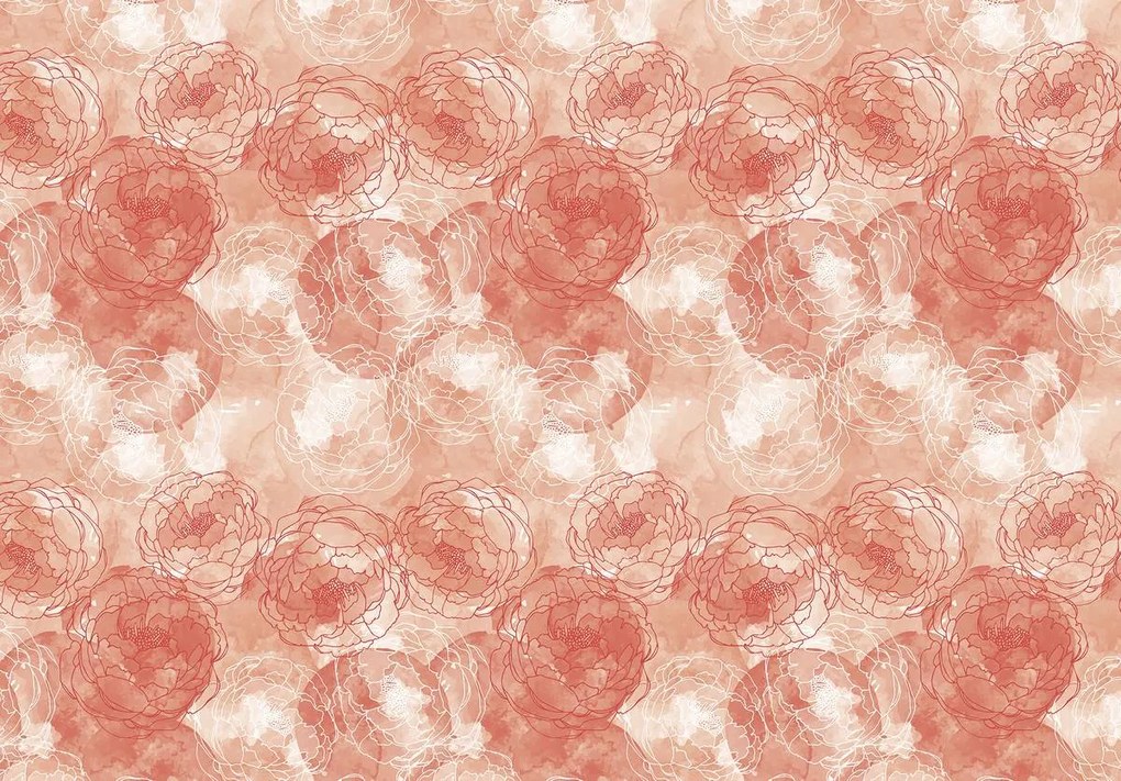 Fototapet - Flori roșii (152,5x104 cm)