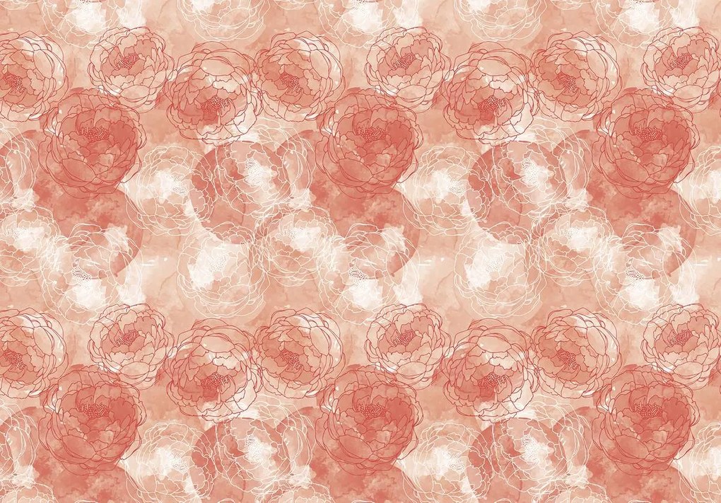 Fototapet - Flori roșii (254x184 cm), în 8 de alte dimensiuni noi