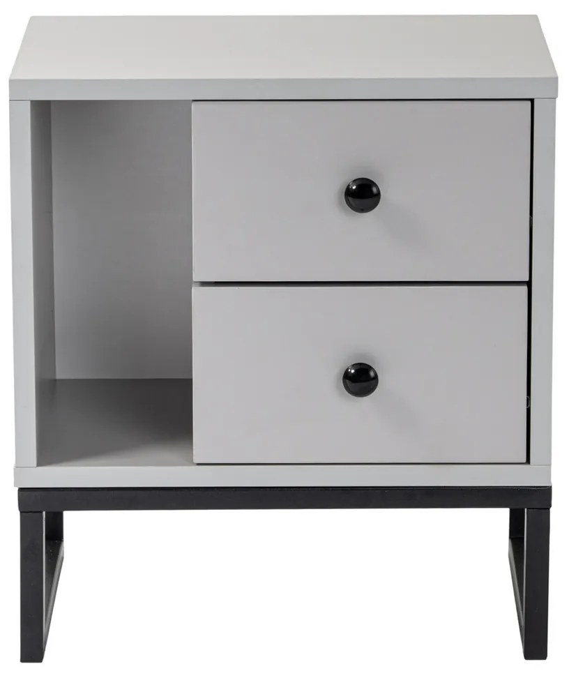 Măsuță de noptieră Glimmer Grey
