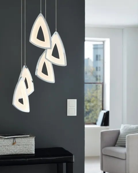 Eglo 95219 - Lustră LED AMONDE, 5 x 6 W, 230 V
