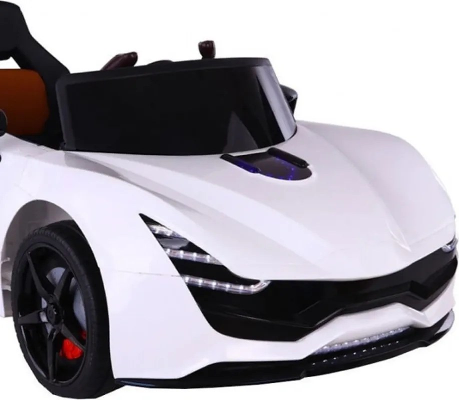 Masinuta Electrica cu acumulator pentru copii NOVOKIDS™ Magma Racer , Cu telecomanda, Melodii si lumini, 3-8 ani , Usi cu deschidere Butterfly ,