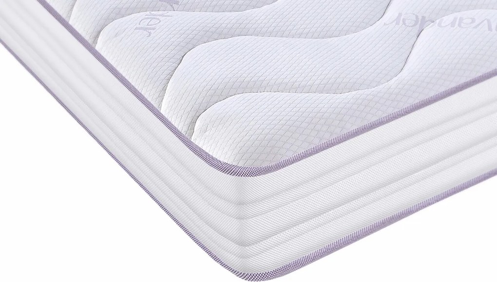 Saltea Green Future, Lavanda Therapy 14+2, Memory Arctic Gel, 160x200 cm, H 17 cm, Super Ortopedica, Anatomica