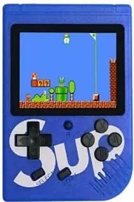 Zaparkorun Consolă digitală de jocuri 400v1 SUP GameBox - albastru