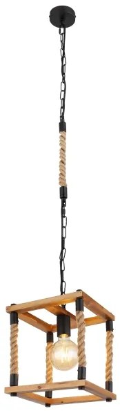 Lustră pe cablu Globo 15691H VERNON 1xE27/60W/230V