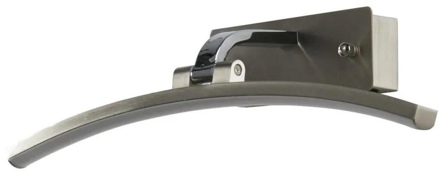 Aplica de perete LED pentru oglinda sau tablou Santorini argintiu, L-40cm