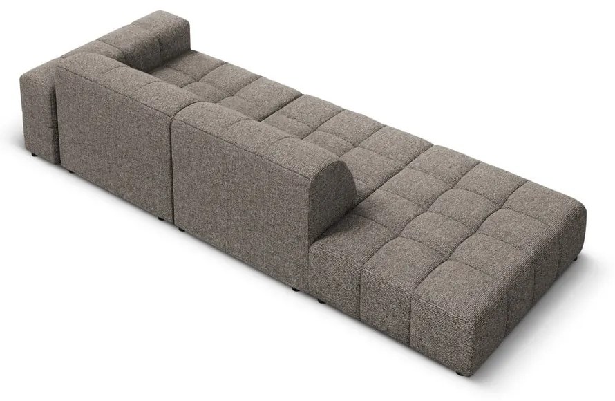 Șezlong gri închis (cu colț pe partea dreaptă) Chicago – Cosmopolitan Design