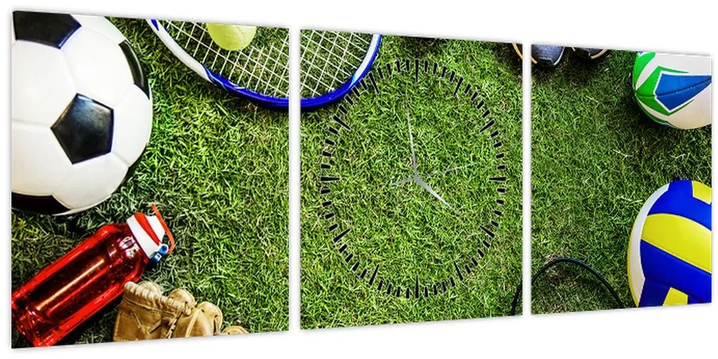 Tablou - Sport (cu ceas) (90x30 cm)