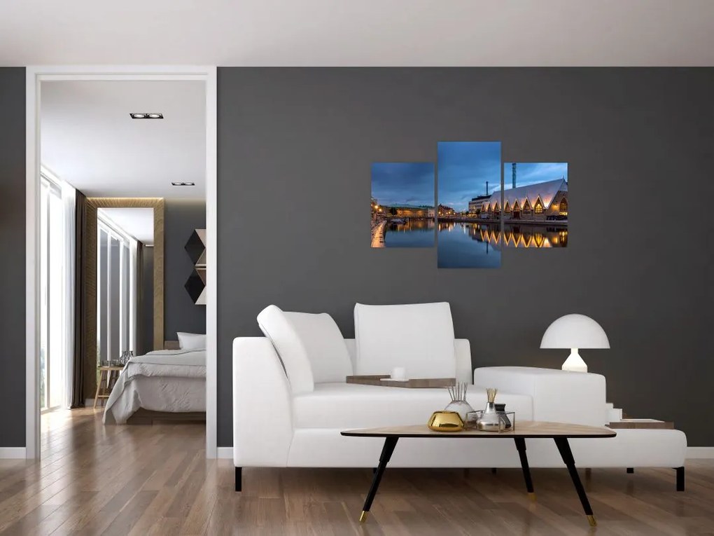 Tablou cu canalul - Göteborg (90x60 cm)