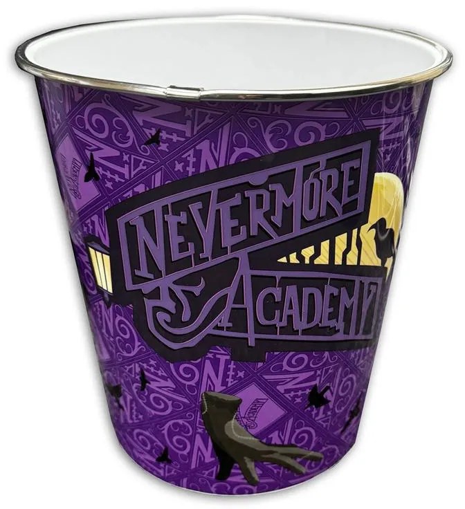 Wednesday Nevermore Academy coș de gunoi 5 l