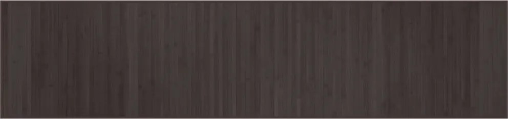 vidaXL Covor dreptunghiular, maro închis, 70x300 cm, bambus