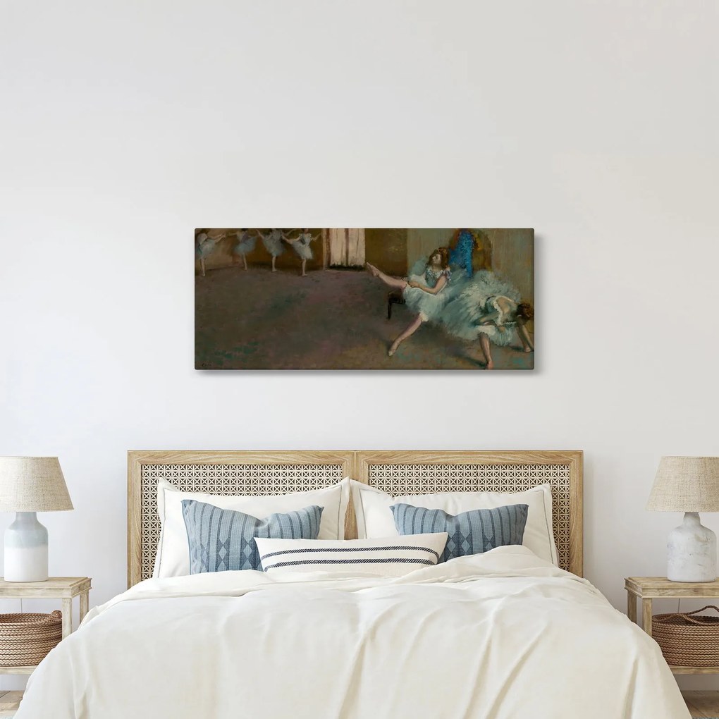 Tablou - Edgar Degas, Before the Ballet, reproducere (120x50 cm)