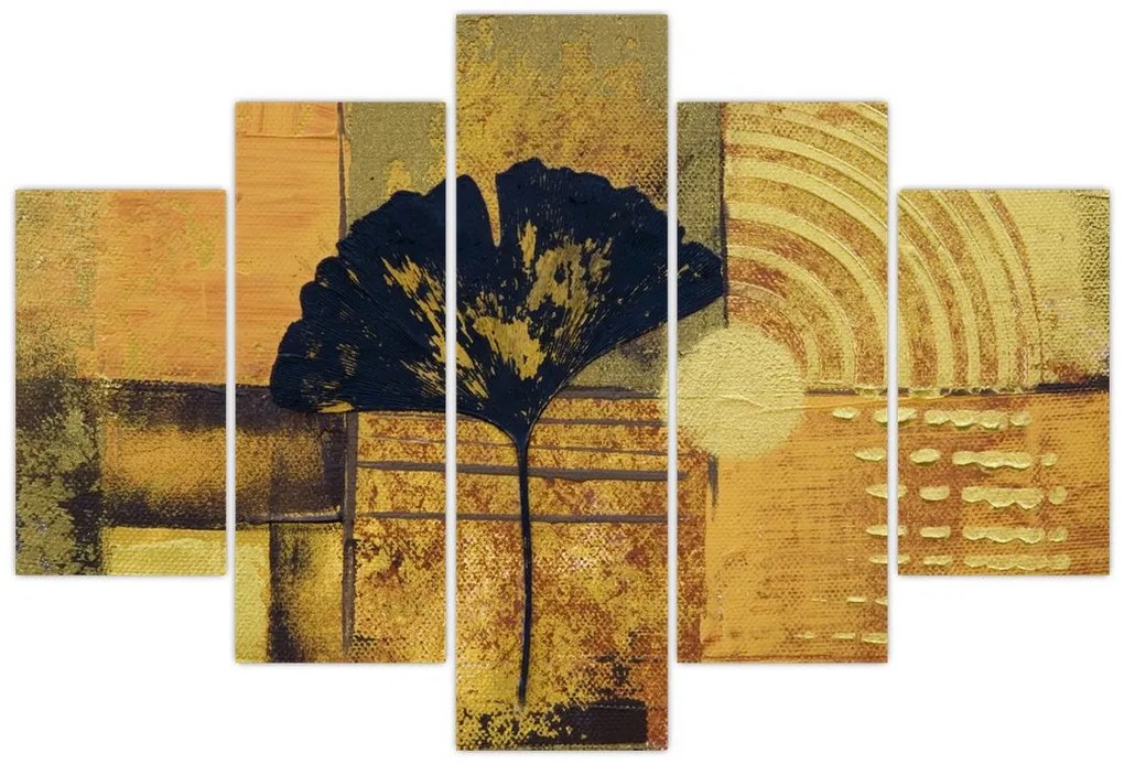 Tablou - Frunza ginkgo (150x105 cm)