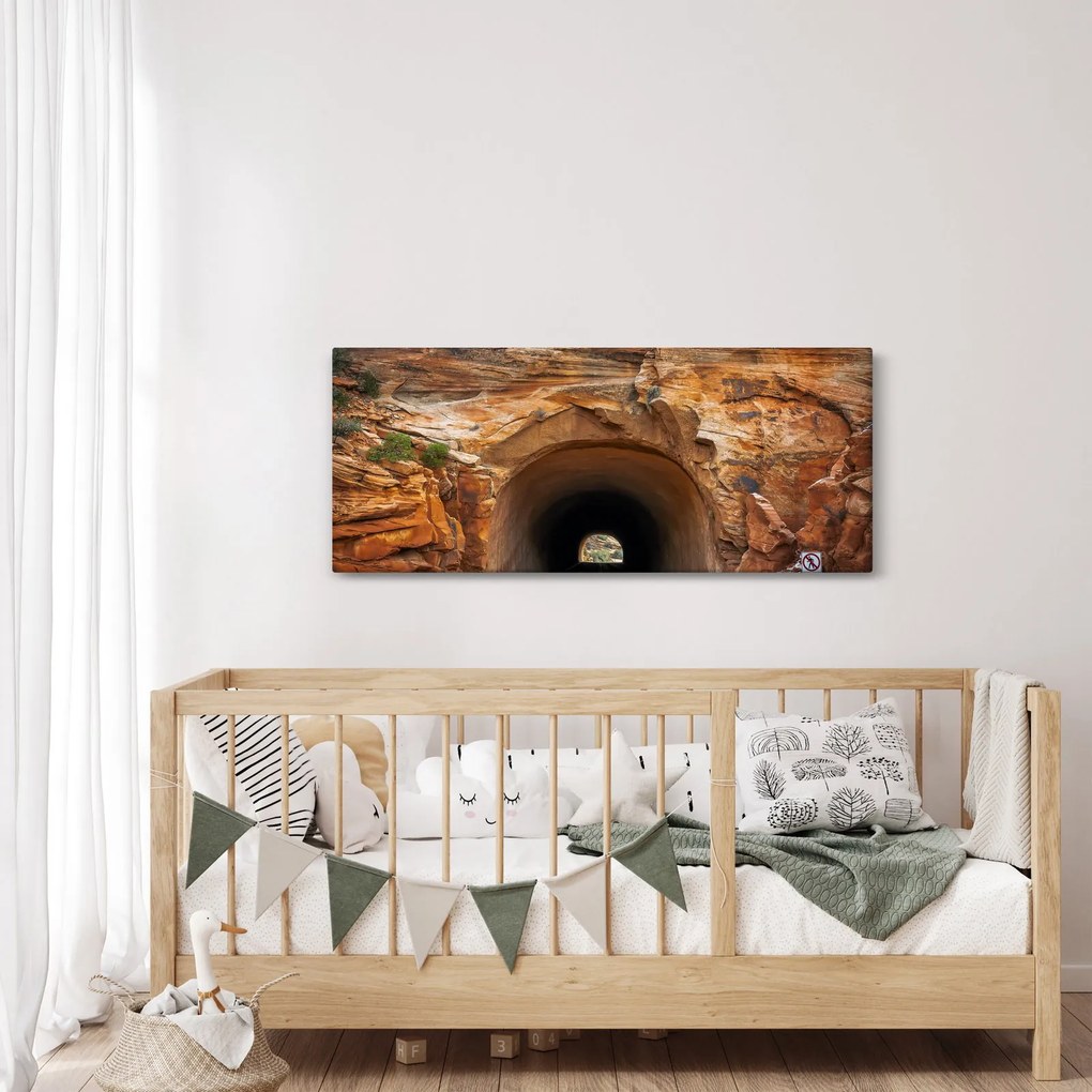 Tablou - tunel în stâncă (120x50 cm)