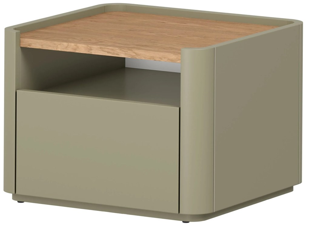 Noptieră Elivo 50 cm cu sertar - eucalipt / stejar baltic dune