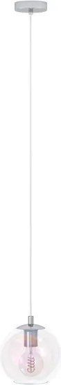 Eglo 901918 - Pendul ARISCANI pe cablu, 1xE27/60W/230V, crom lucios