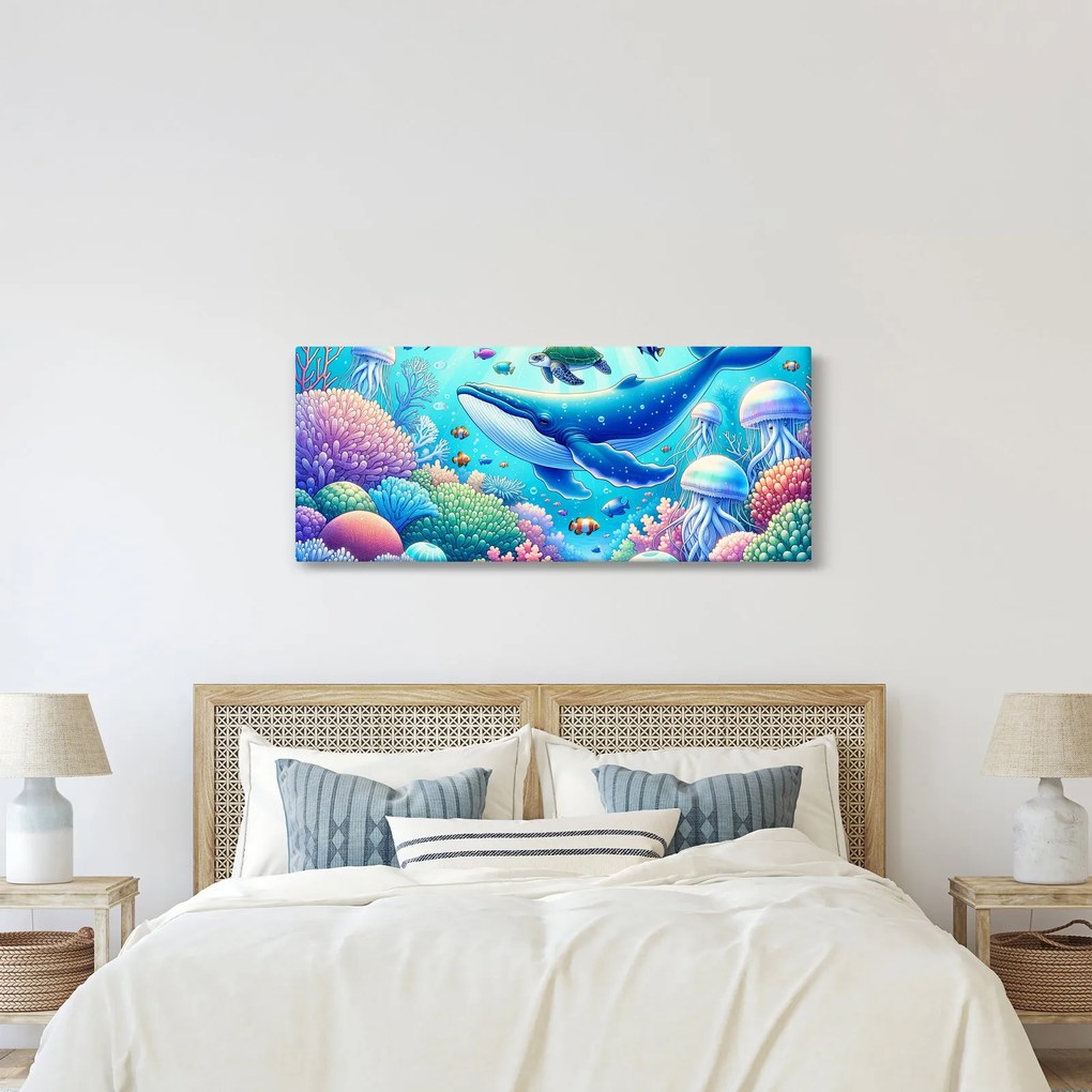 Tablou – Lume subacvatică (120x50 cm)