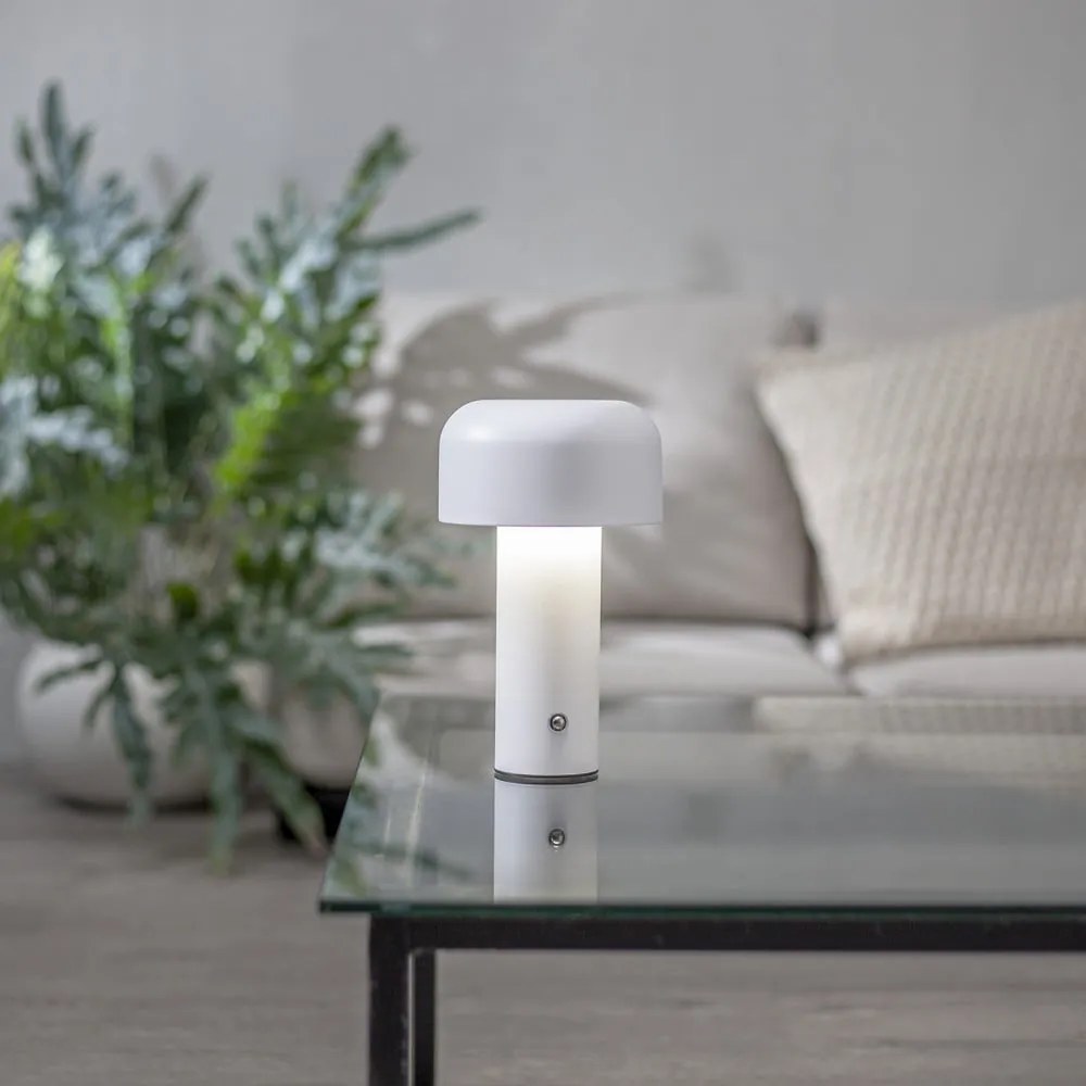 Veioză albă LED (înălțime 21,5 cm) Bobby – Star Trading