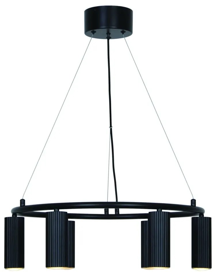 Candelabru Design Scandinav Minimalist, 6xGU10, Vico negru