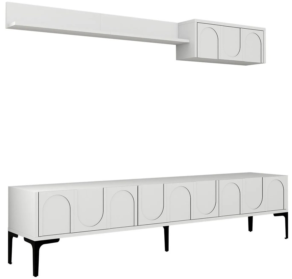Mobilier living Bipemu 4 (alb + negru) . 1095711