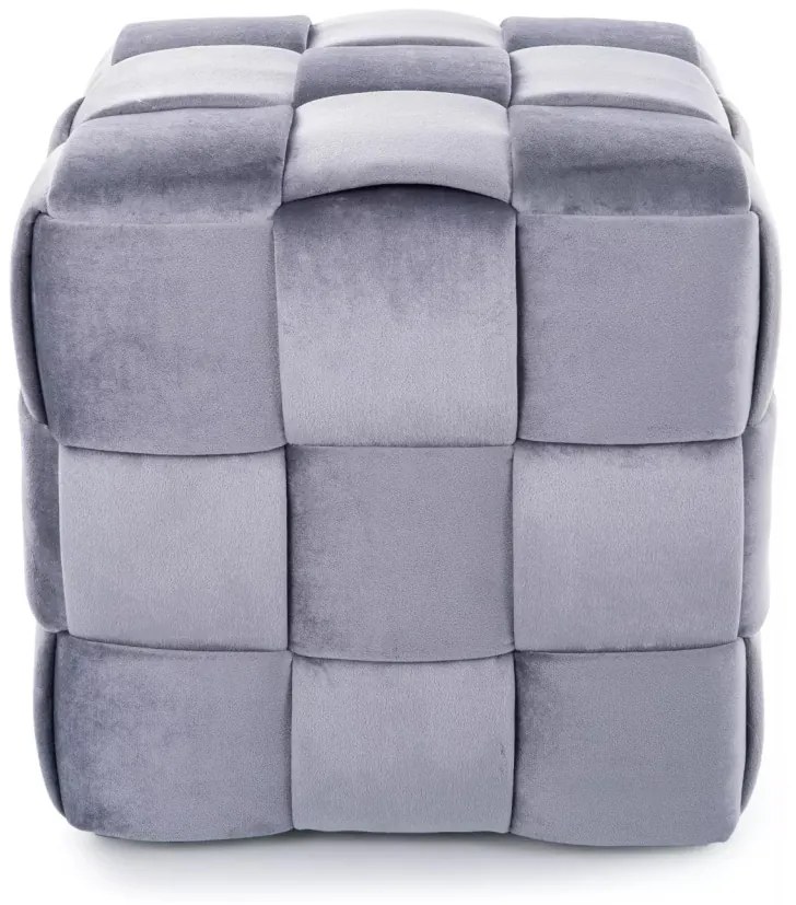 Taburet Casel velvet gri Tap.252