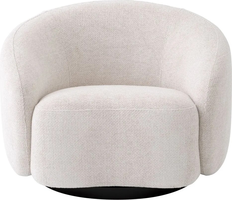 Fotoliu pivotant design elegant LUX Amore, lyssa off-white 116070 HZ