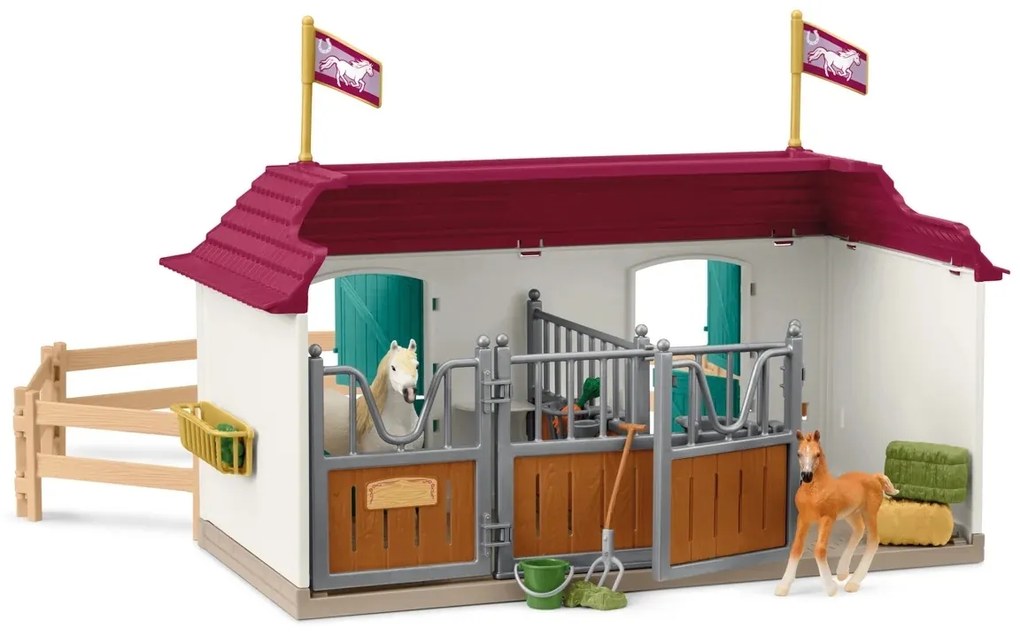 Schleich 42706 Casă de țară și grajd lângă lac