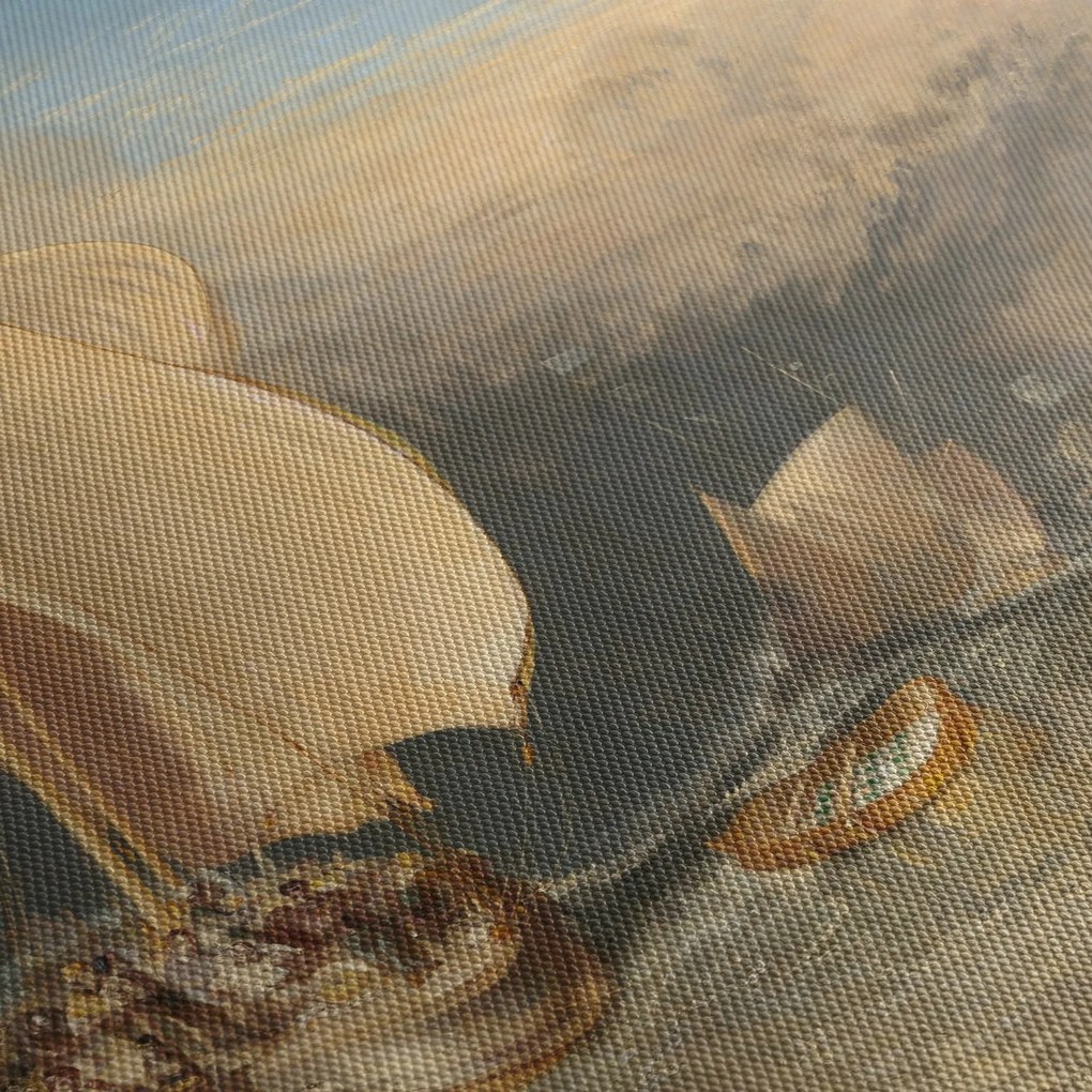 Tablou - William Turner, Fishing Boats with Hucksters Bargaining for Fish, reproducere (120x50 cm)