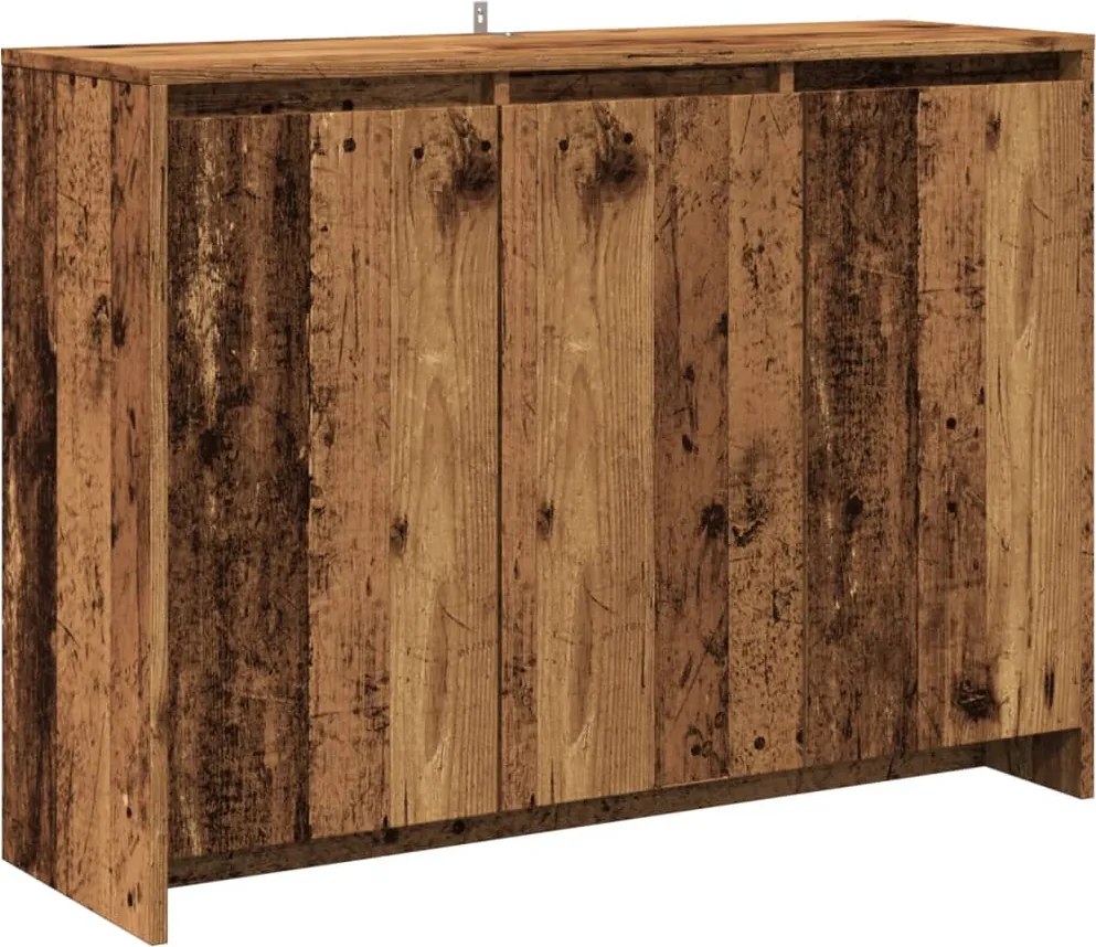 vidaXL Servantă, lemn vechi, 102x33x75 cm, lemn prelucrat