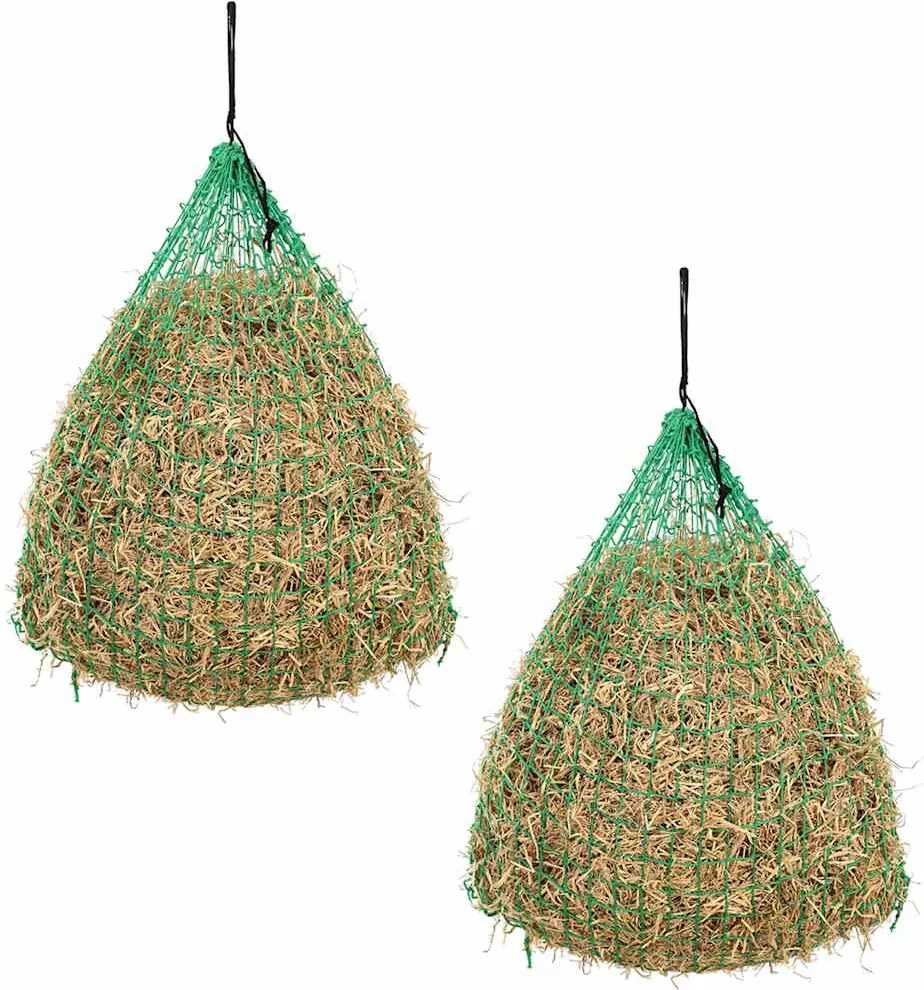 vidaXL Plase pentru fân, 2 buc, rotunde, 0,75 x 0,75 m PP