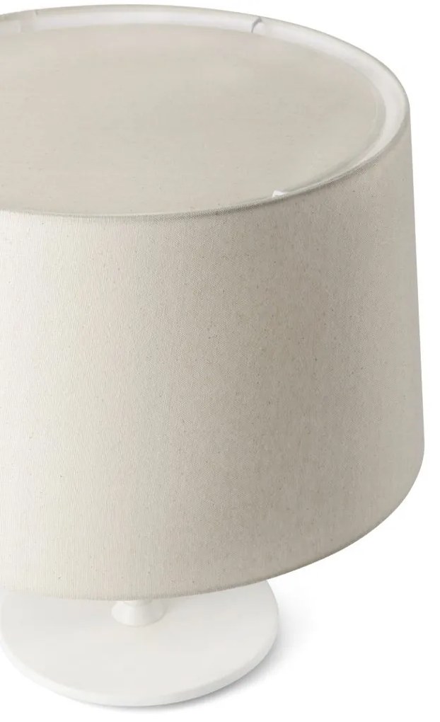 Lampa de masa abajur textil 48cm WINDSOR alb