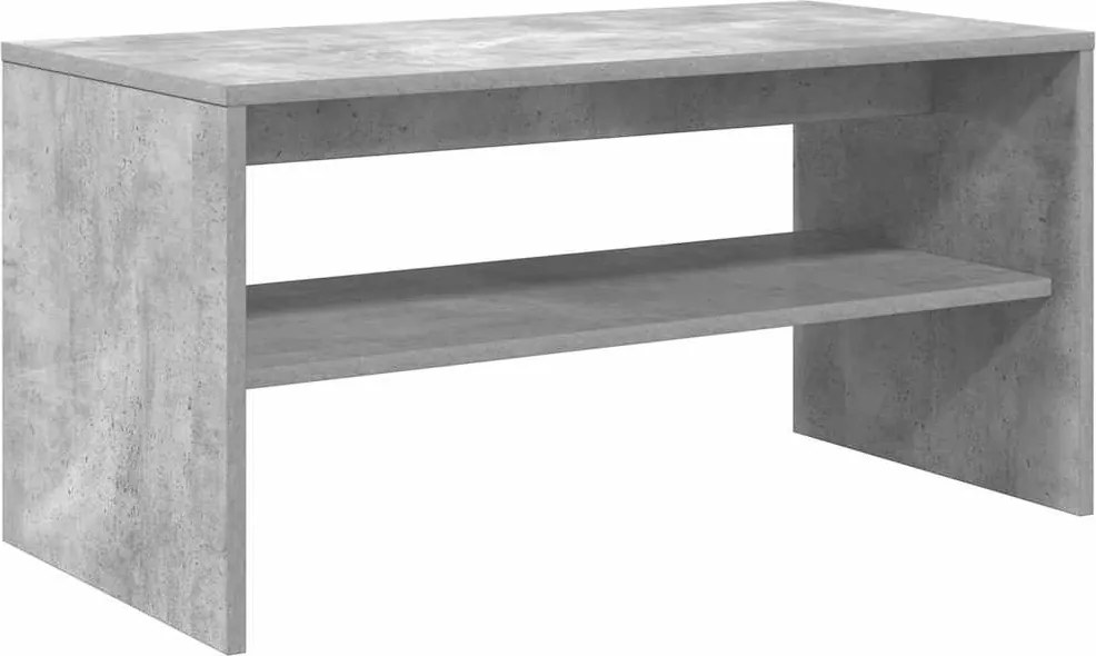 vidaXL Comodă TV, gri beton, 80x40x40 cm, PAL