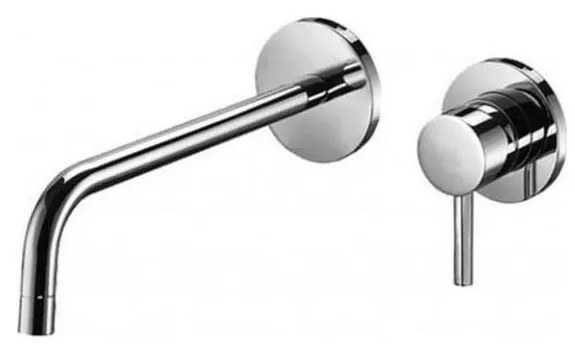 Paffoni - Baterie pentru lavoar LIGHT, montaj încastrat, crom lucios