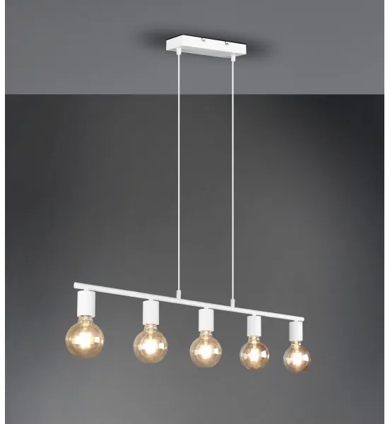 Lustră pe cablu VANNES 5xE27/40W/230V Reality