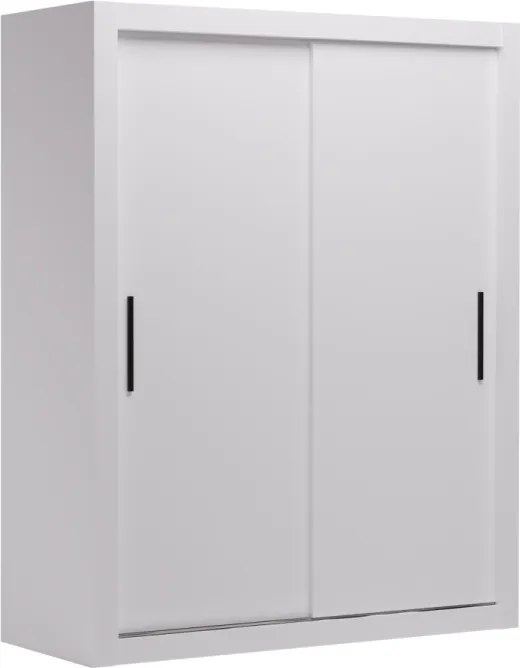 Dulap cu usi glisante 160x200 cm, Modi, ADRK Furniture (Culoare: Alb)