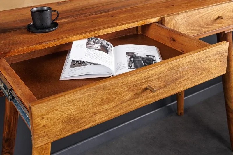 Birou din lemn Beauty By Nature 110cm Sheesham