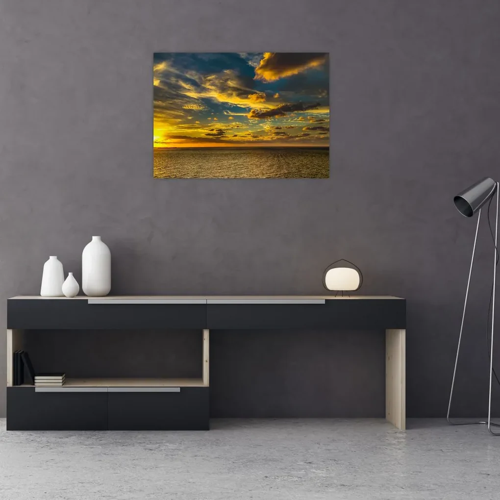 Apus de soare la mare (70x50 cm), în 40 de alte dimensiuni noi