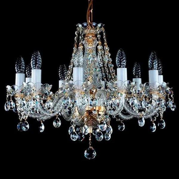 Candelabru Cristal Bohemia Exclusive 10 brate, diam. 48cm Magda X CE