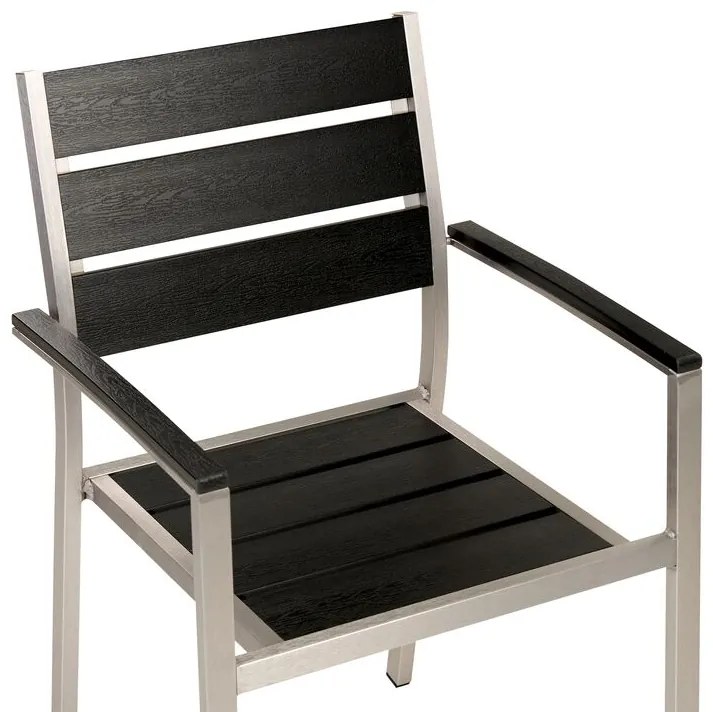 Set mobilier de grădină Valero (negru) . 1076388