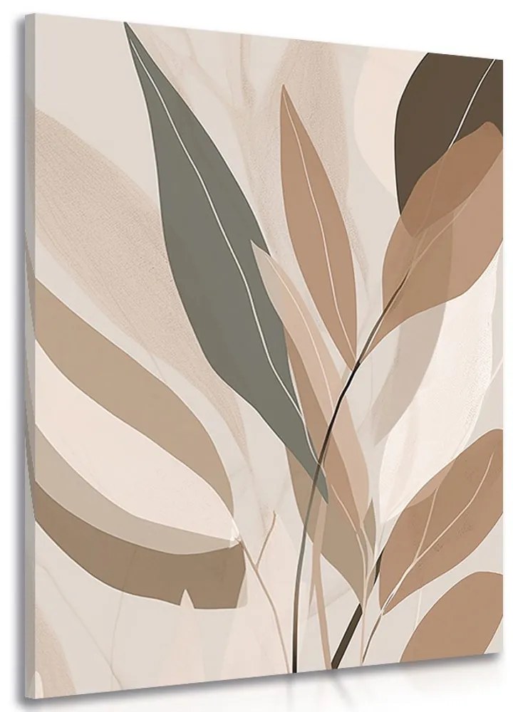 Tablou forme botanice abstracte No2