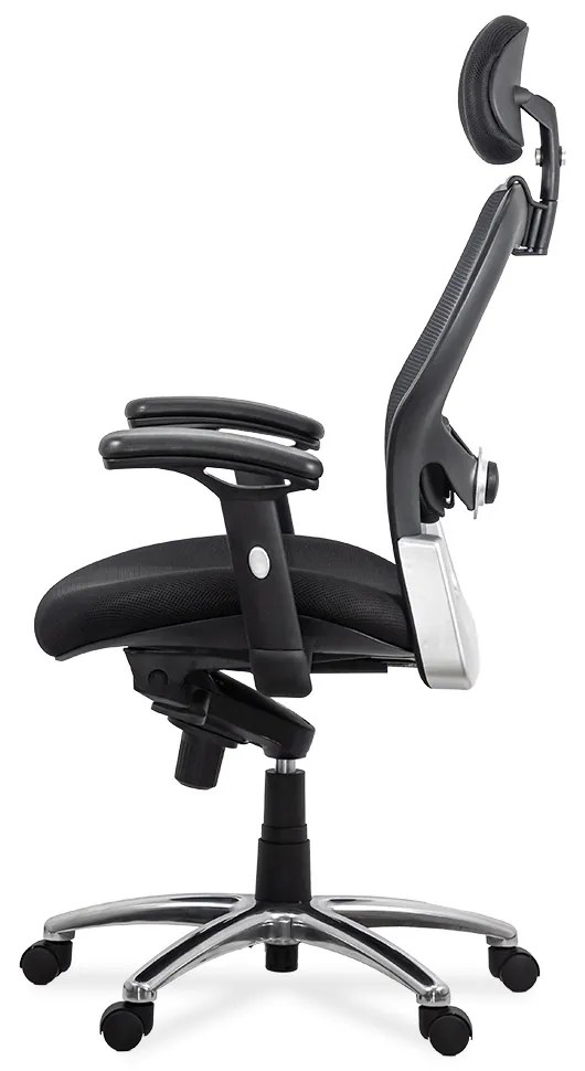Scaun ergonomic SYYT 9513 negru, suport 150 kg și cotiere reglabile