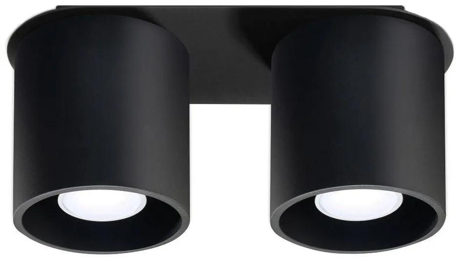Sollux Lighting Orbis lampă de tavan 2x40 W negru SL.0054