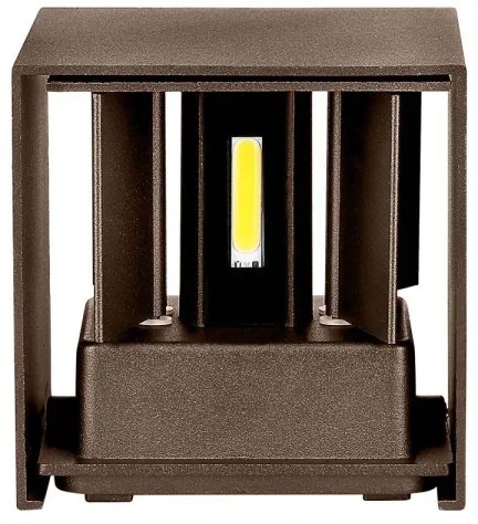 Aplică LED de exterior LED/11W/230V 3000K IP65 maro