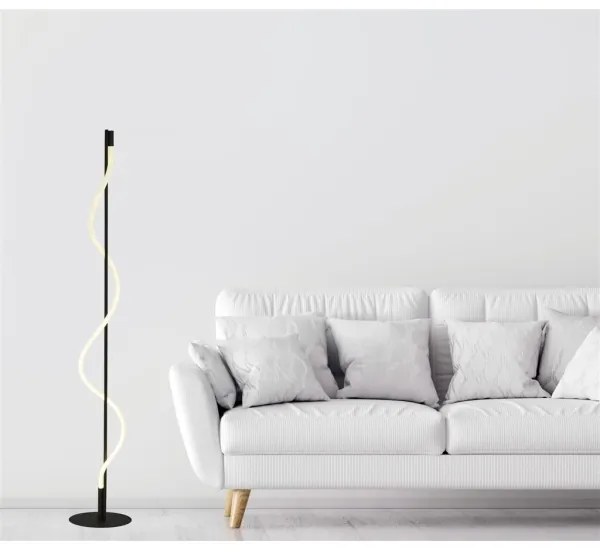 Lampadar LED dimabil Searchlight EU57213BK REMY LED/20W/230V negru