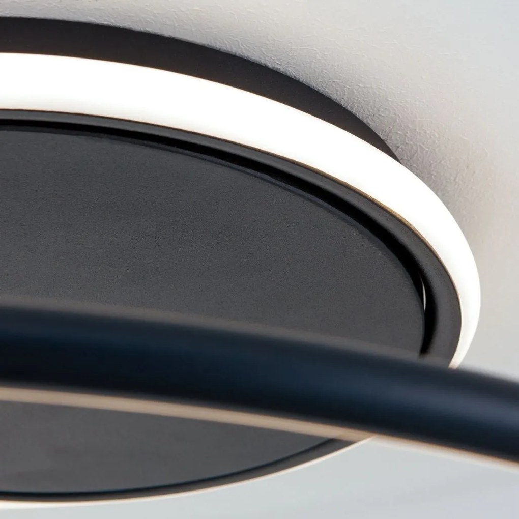 Lustra LED aplicata stil minimalist CLAIRE neagra