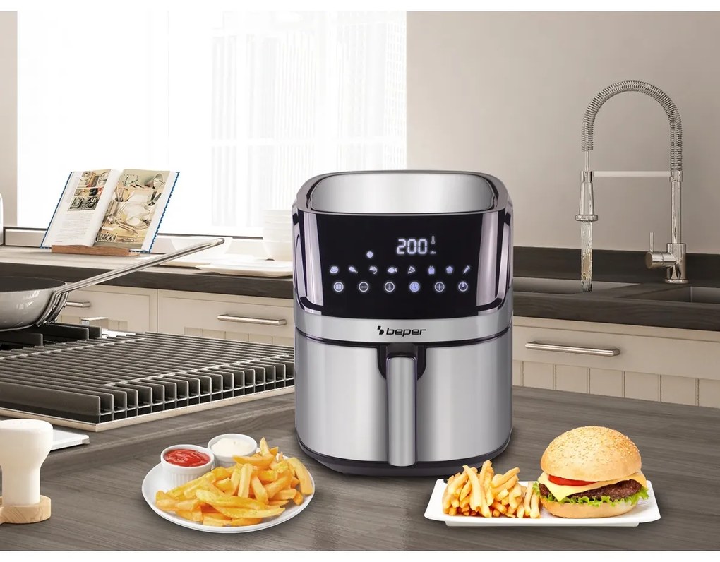 Frigider digital cu aer cald Beper P101FRI070 , 7l